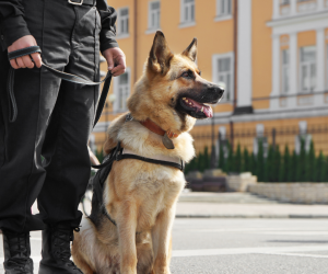 Vigilanza con unità cinofile